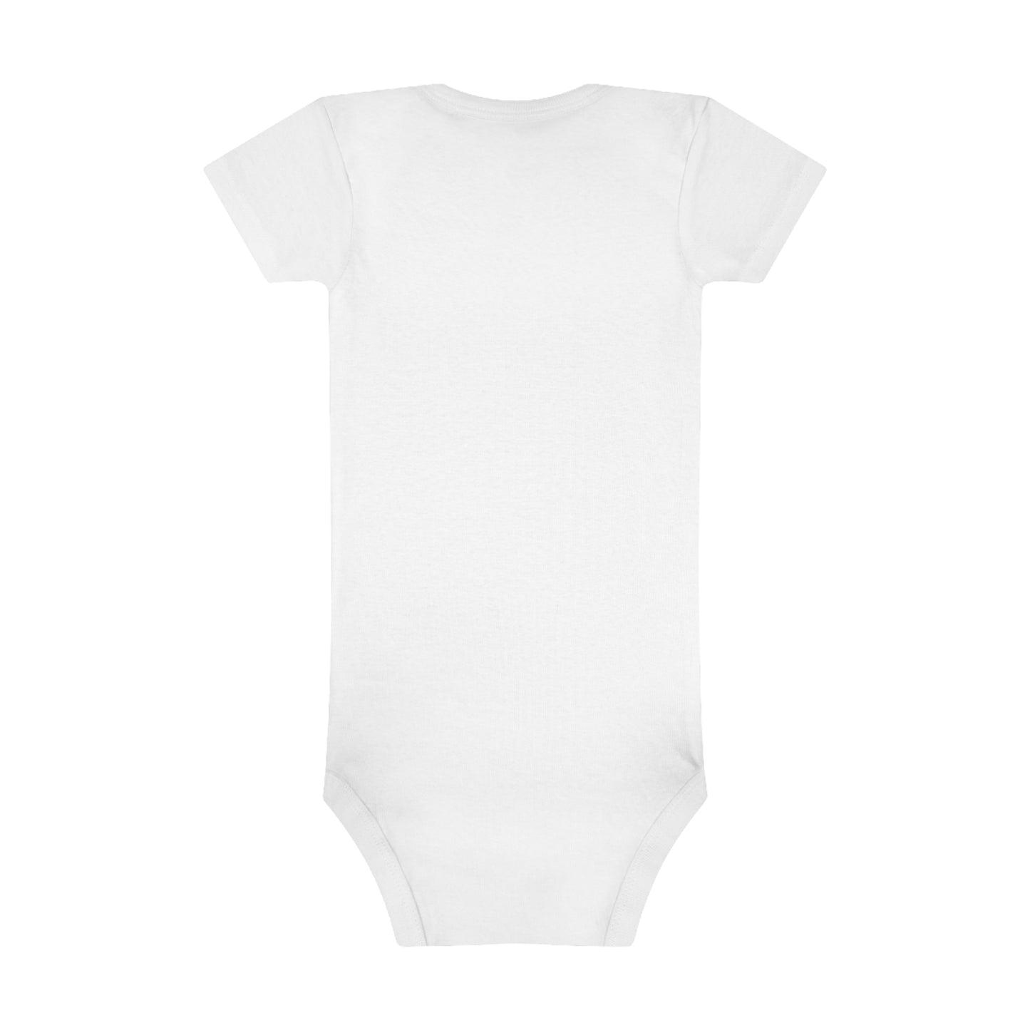 BASHE - White Combed Cotton Baby Bodysuit