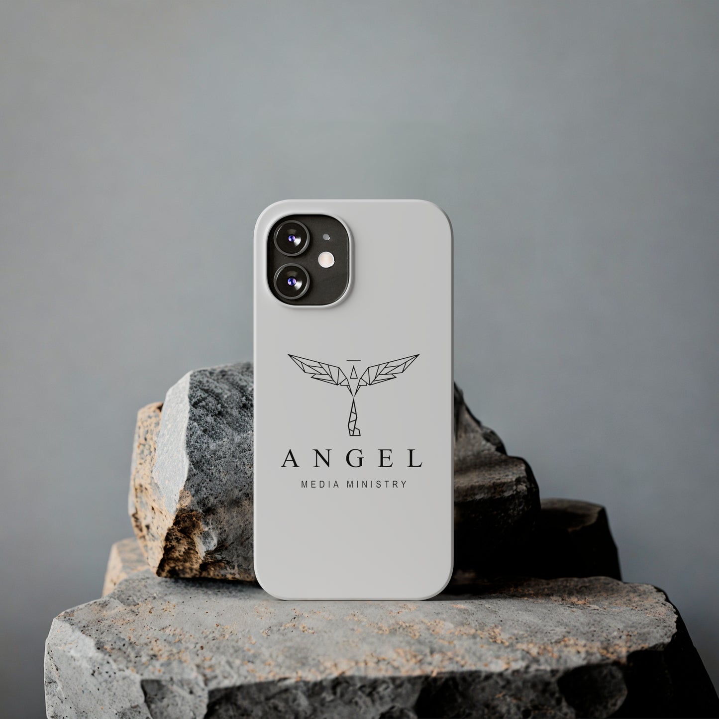 Angel Media Ministry - White iPhone Case