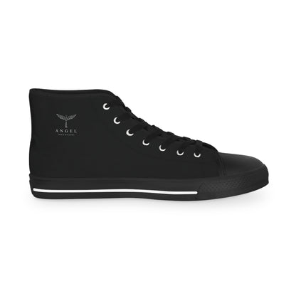 Angel Media Ministry - Black Unisex High Top Sneakers