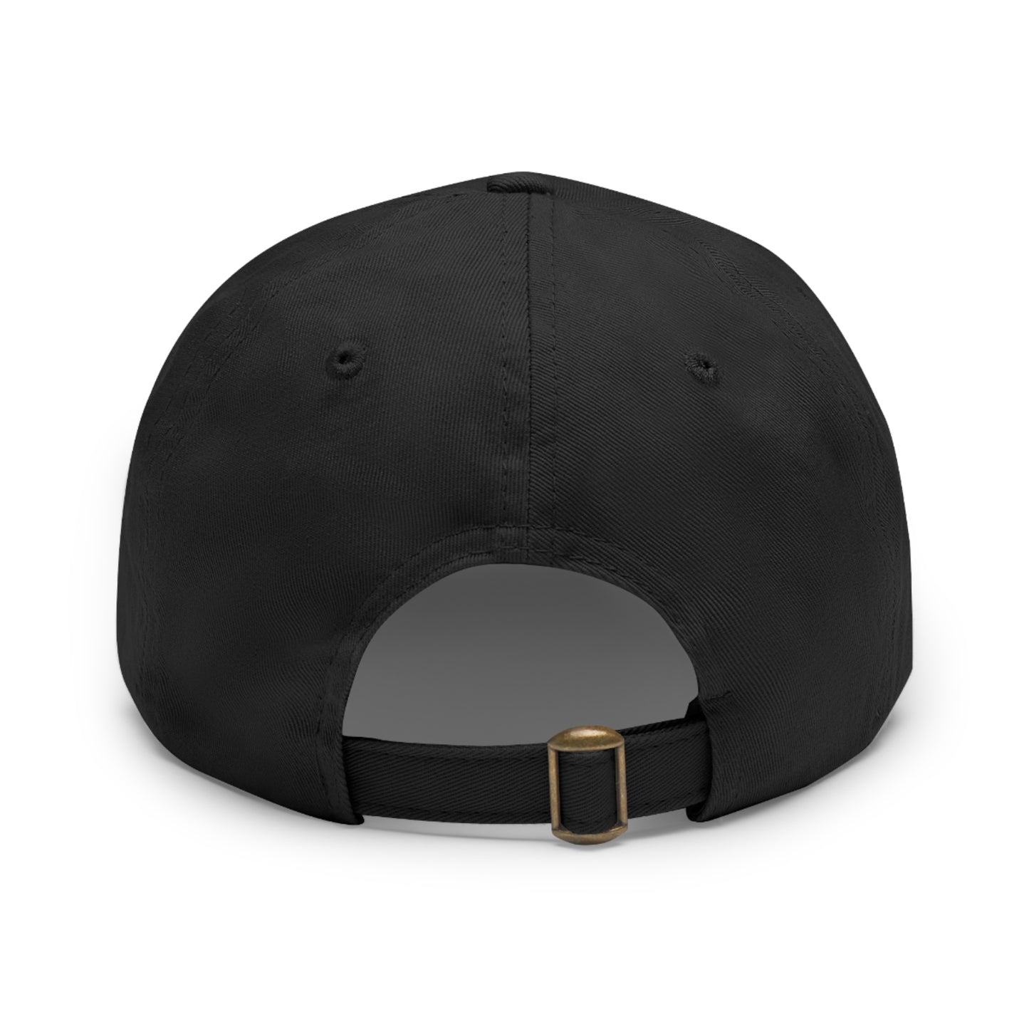 Angel Media Ministry - Black Dad Hat with Leather Patch