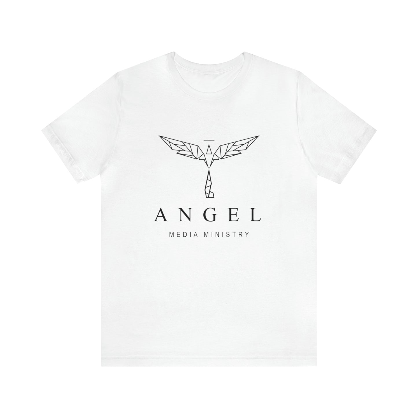 Angel Media Ministry - White Unisex Jersey Short Sleeve Tee