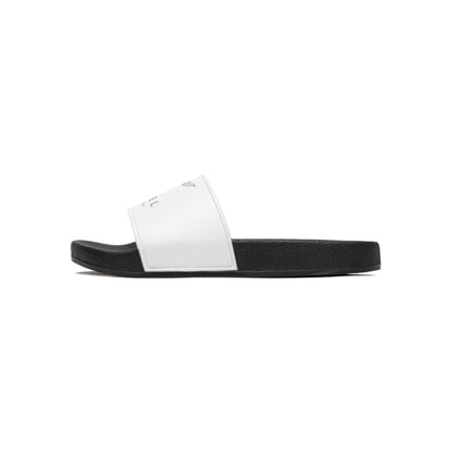 Angel Media Ministry - Unisex White Slide Sandals