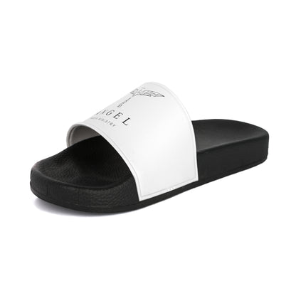 Angel Media Ministry - Unisex White Slide Sandals