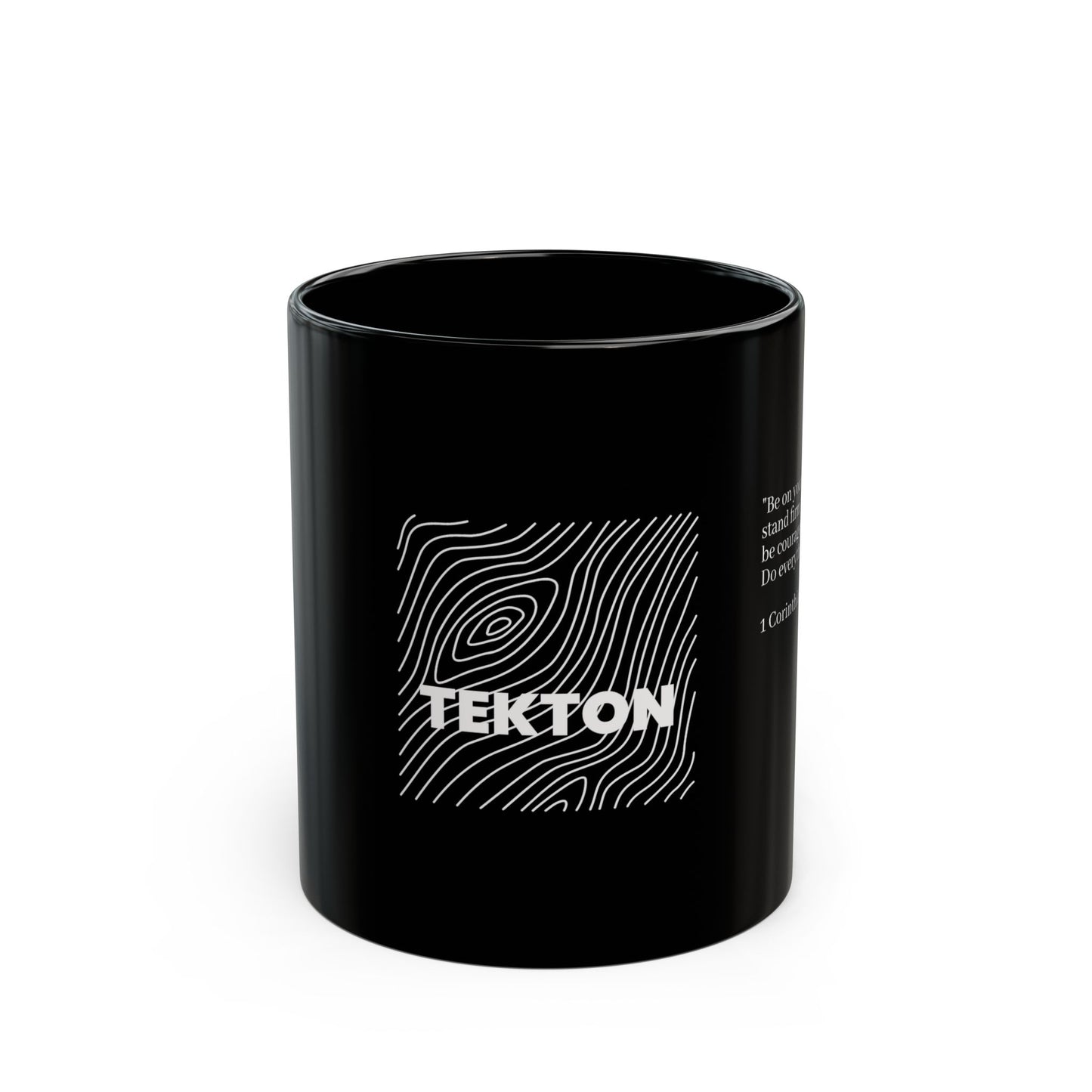 TEKTON Black Mug (11oz)