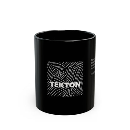 TEKTON Black Mug (11oz)