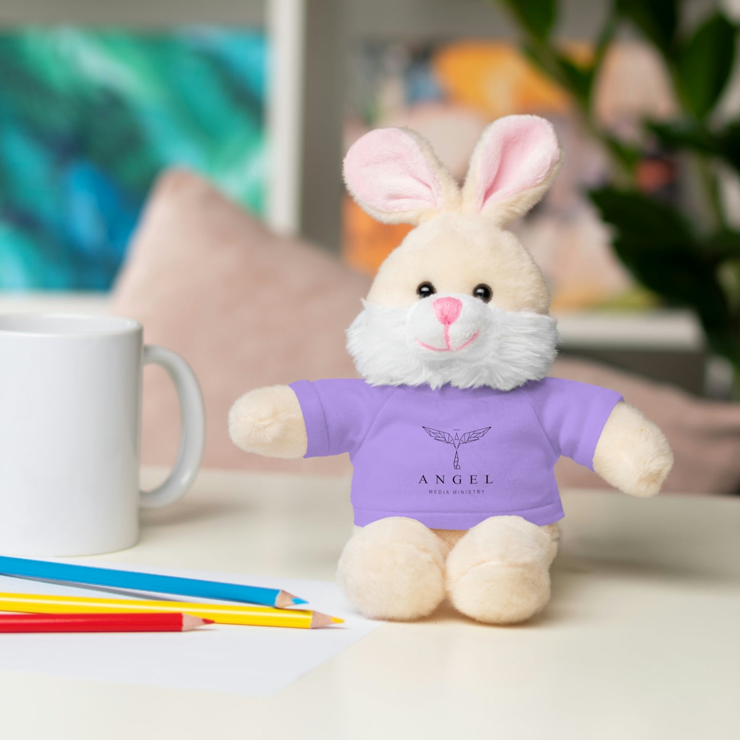 Angel Media Ministry - Bunny Stuffed Animals with Tee