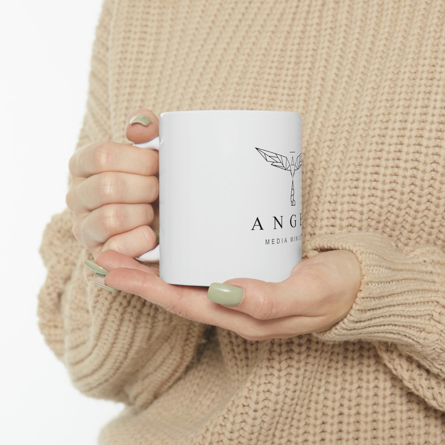 Angel Media Ministry - White Ceramic Mug 11oz