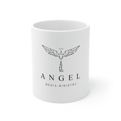 Angel Media Ministry - White Ceramic Mug 11oz