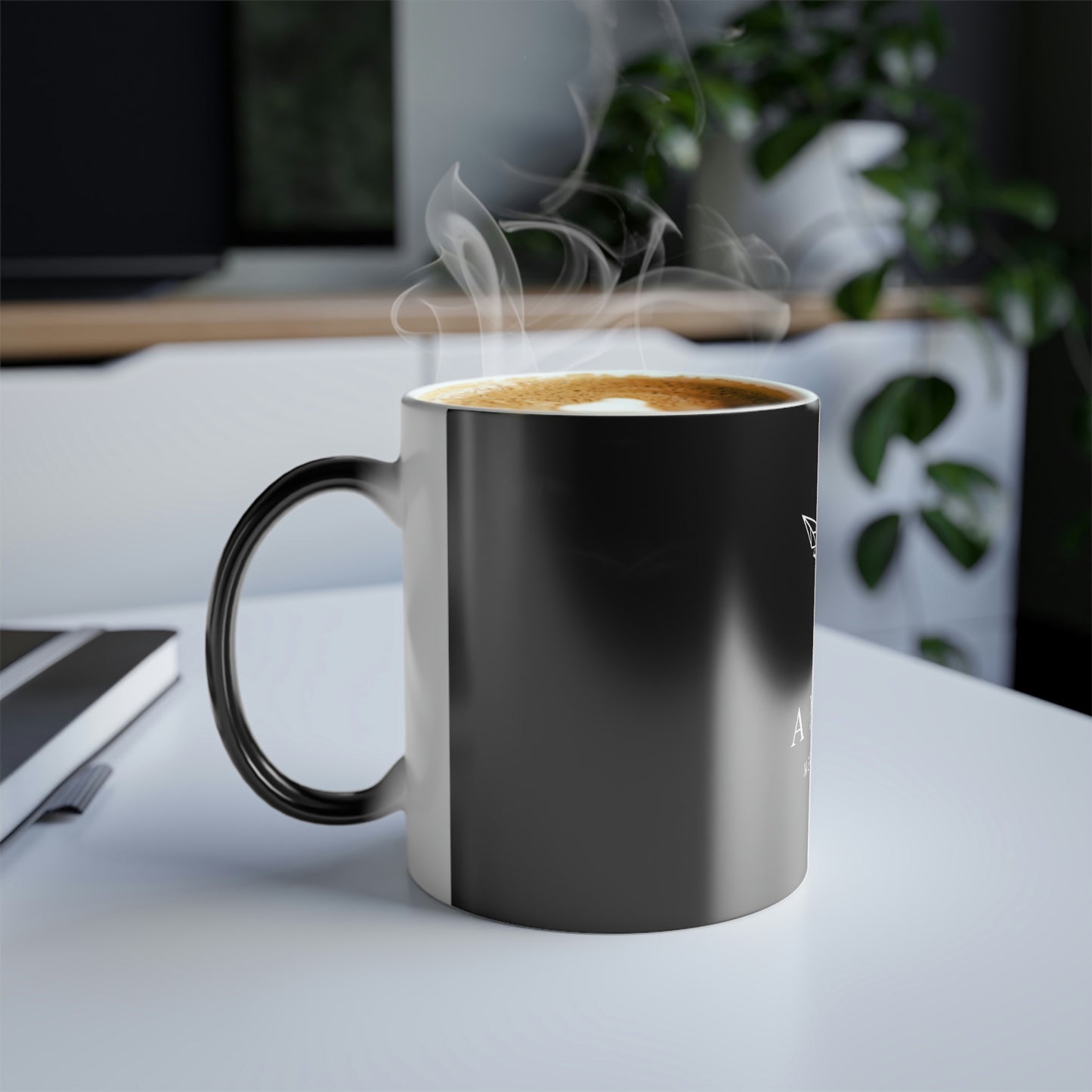 Angel Media Ministry - Black Color Morphing Mug, 11oz