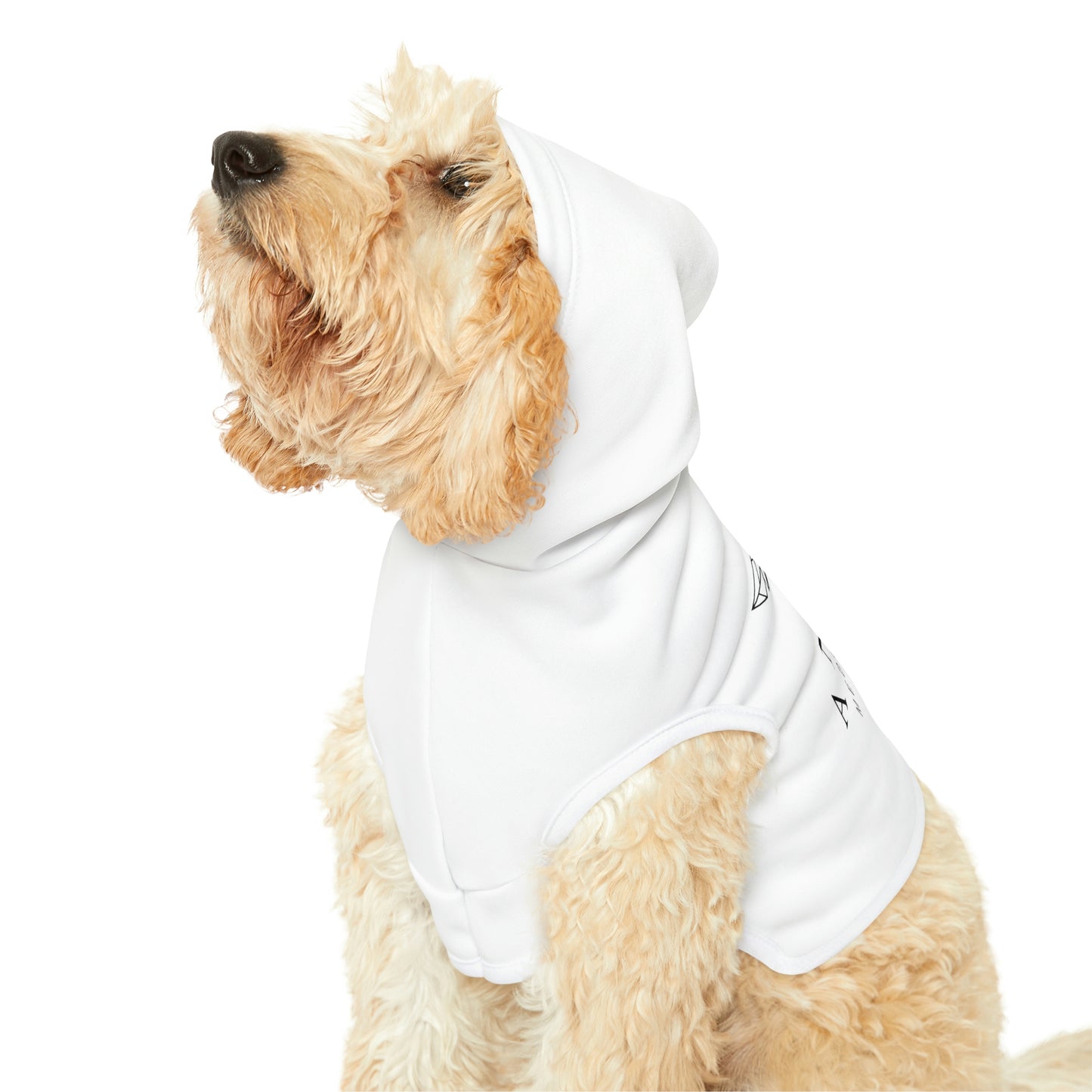 Angel Media Ministry - White Dog Hoodie