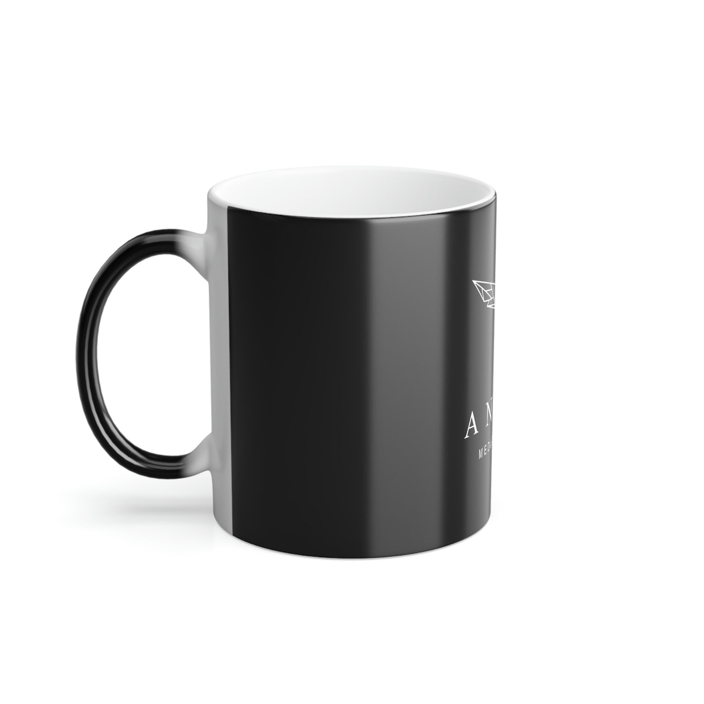 Angel Media Ministry - Black Color Morphing Mug, 11oz