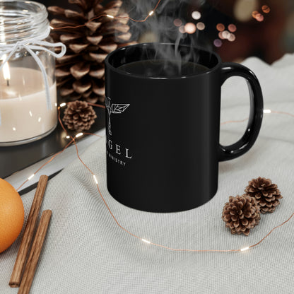 Angel Media Ministry - 11oz Black Mug