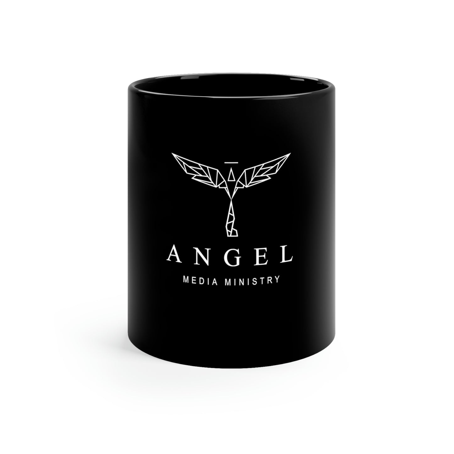 Angel Media Ministry - 11oz Black Mug