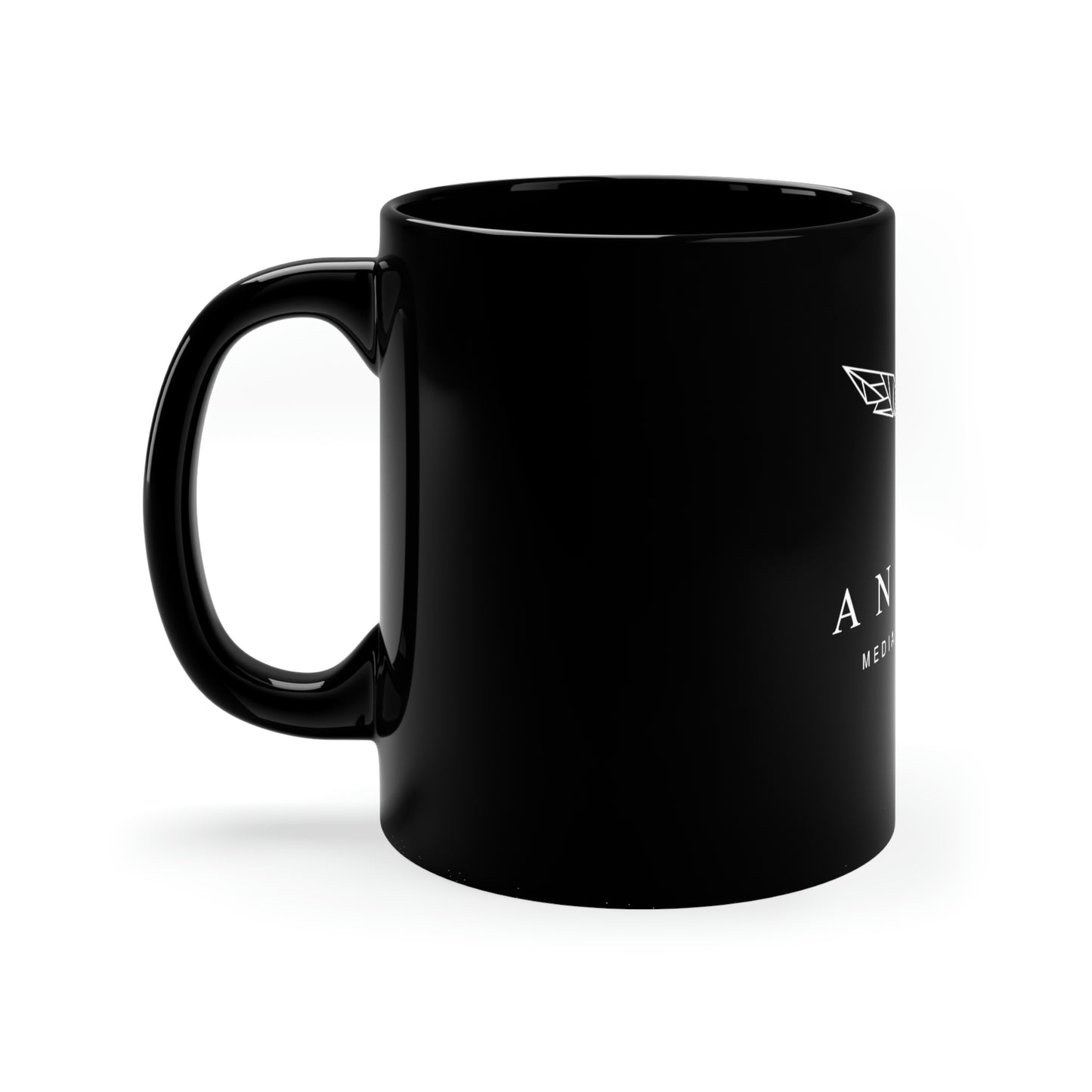 Angel Media Ministry - 11oz Black Mug